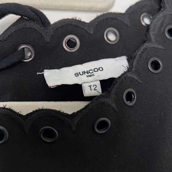 SUNCOO Paris Robe Celine black dress size 12 (US medium) - Picture 5 of 5